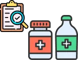 Verified medicine brands mapping dashboard icon